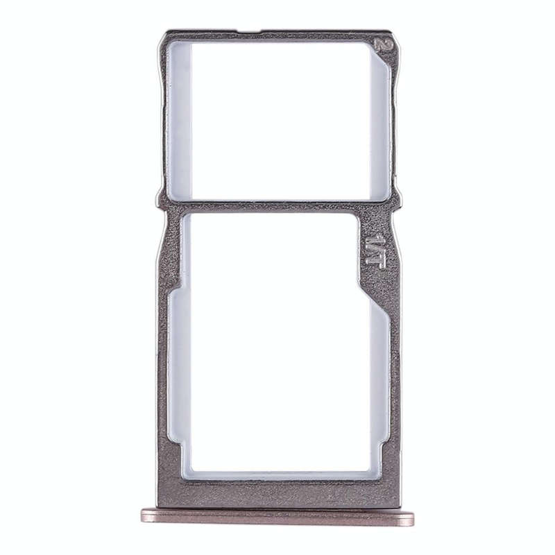 For Meizu 15 SIM Card Tray + SIM Card Tray / Micro SD Card Tray (Gold)