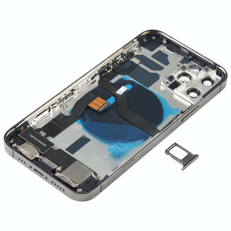 Battery Back Cover Assembly (with Side Keys & Speaker Ringer Buzzer & Motor & Camera Lens & Card ...