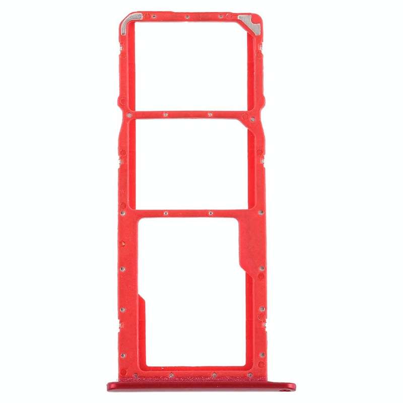 SIM Card Tray + Micro SD Card Tray for Huawei Honor 8X (Red)