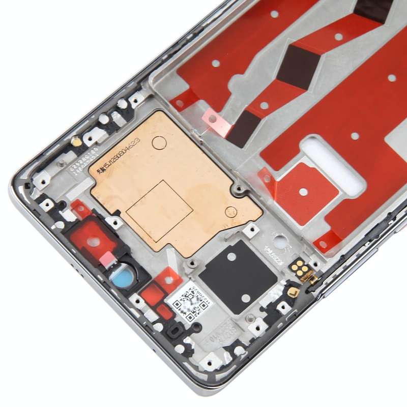 For Huawei nova 10 Front Housing LCD Frame Bezel Plate(Silver)