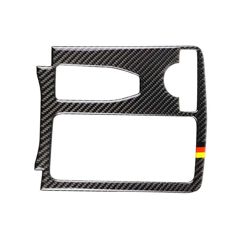 Car German Flag Carbon Fiber Left Drive Gear Position Panel Decorative Sticker for Mercedes-Benz ...