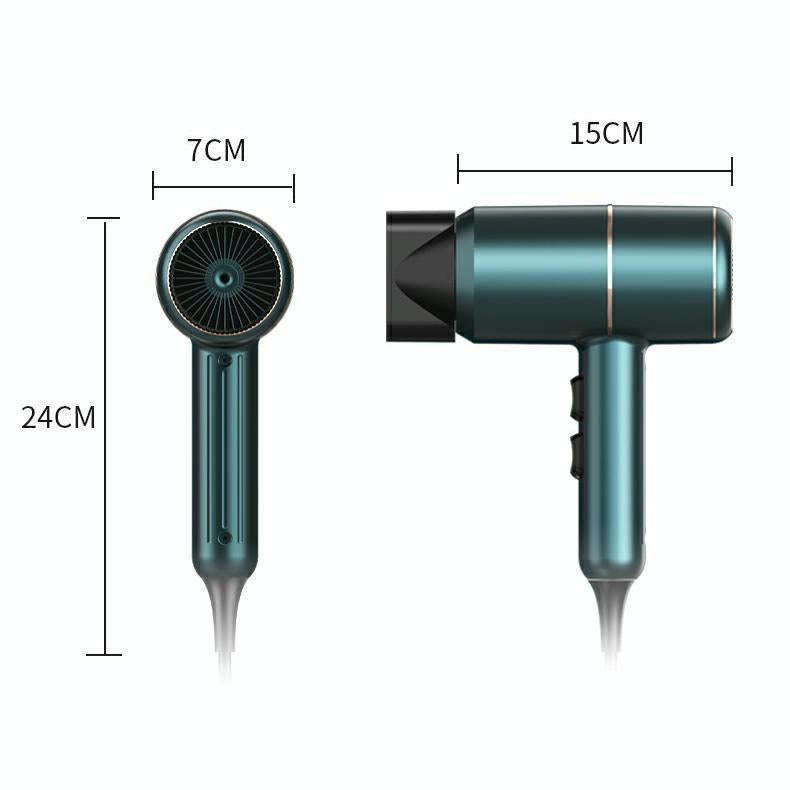 Home Dormitory Mute High-Power Hot And Cold Air Hair Dryer, 220V UK Plug(Red)