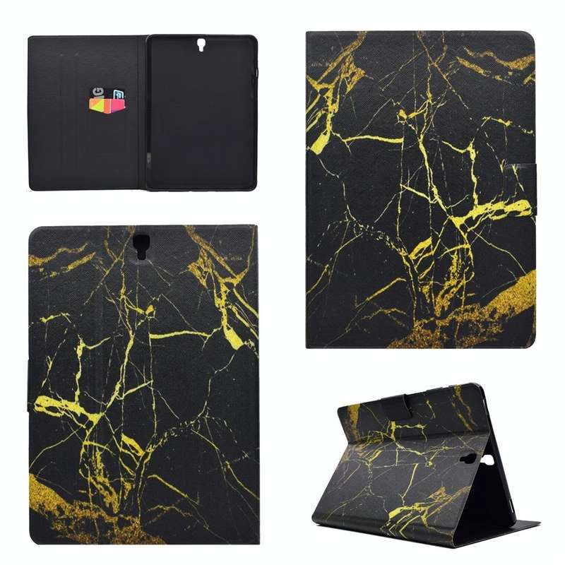 For Galaxy Tab S3 9.7 T820 TPU Horizontal Flip Leather Case with Holder & Card Slot & Sleep / Wak...