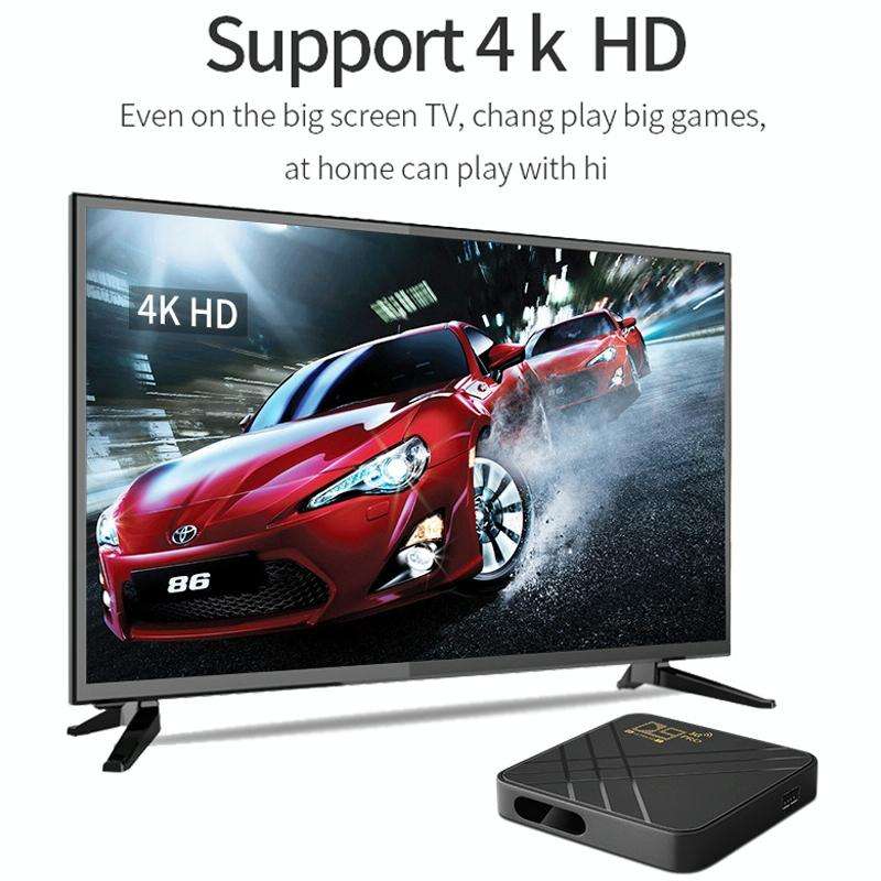 D9 PRO 2.4G/5G WIFI 4K HD Android TV Box, Memory:8GB+128GB(AU Plug)