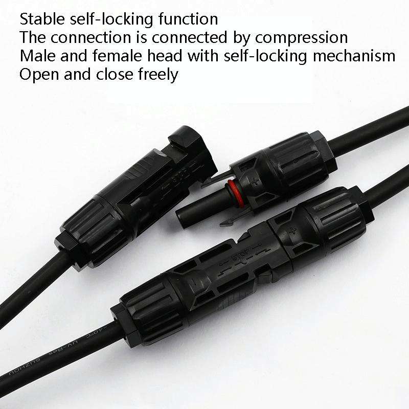 10 Sets MC4 4 in 1 MC4 Photovoltaic Connector Solar Branch Connector Solar Panel Male And Female ...