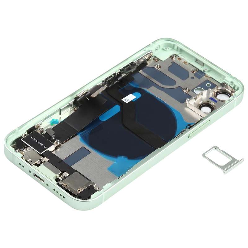 Battery Back Cover Assembly (with Side Keys & Speaker Ringer Buzzer & Motor & Camera Lens & Card ...