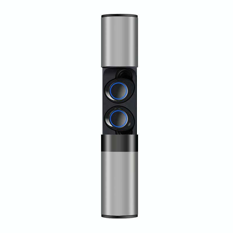 Drawer Type S2 Ear-in TWS Bluetooth V5.0 Wireless Earphones(Grey)
