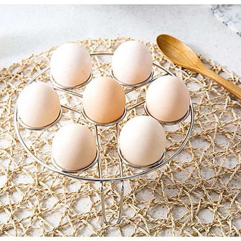 Steamer Rack Basket Egg Vegetable Steaming Trivet for Instant Pot Pressure Cooker, Diameter: 17.5...