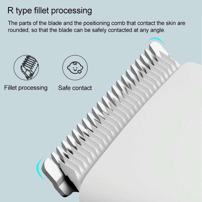 Original Xiaomi Enchen Boost Intelligent Fast Charging Electric Hair Trimmer Haircut Machine (White)