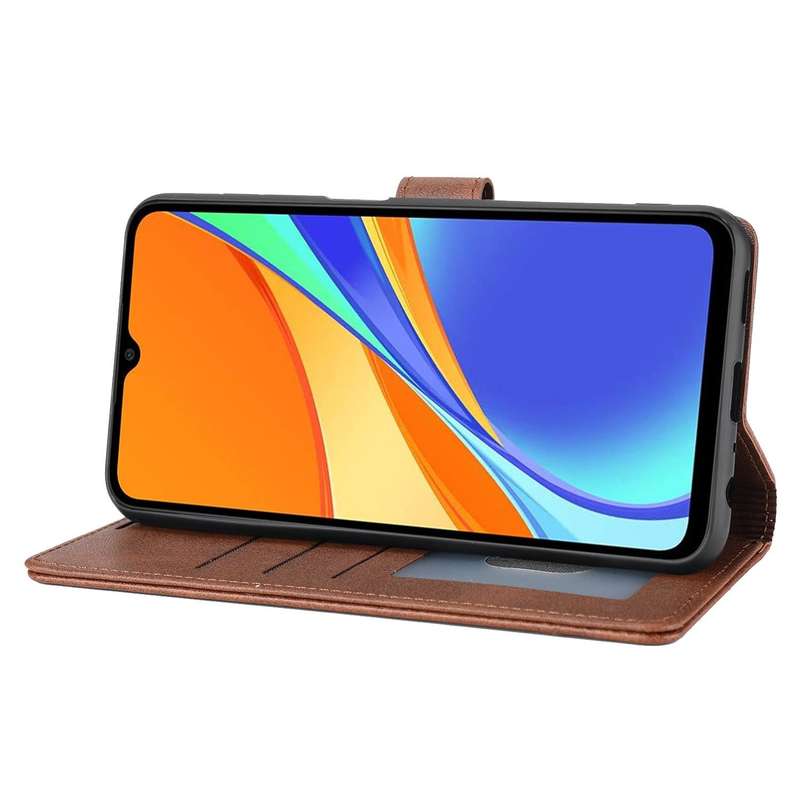 For Xiaomi Redmi 10C Classic Wallet Flip Leather Phone Case(Brown)