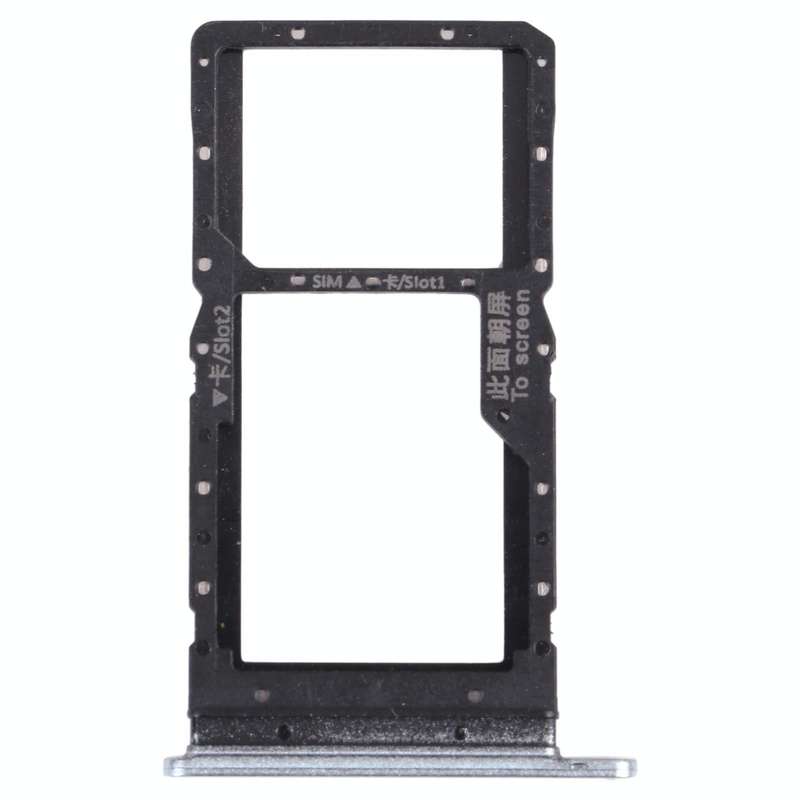SIM Card Tray + SIM Card Tray / Micro SD Card Tray for Honor play 5T (Green)