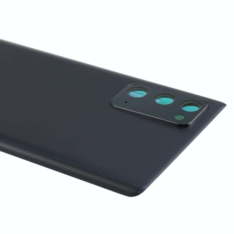 For Samsung Galaxy Note20 Battery Back Cover with Camera Lens Cover (Black)