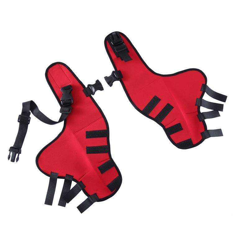Pet Dog Leg Knee Guard Surgery Injury Protective Cover, Size: M(Red)