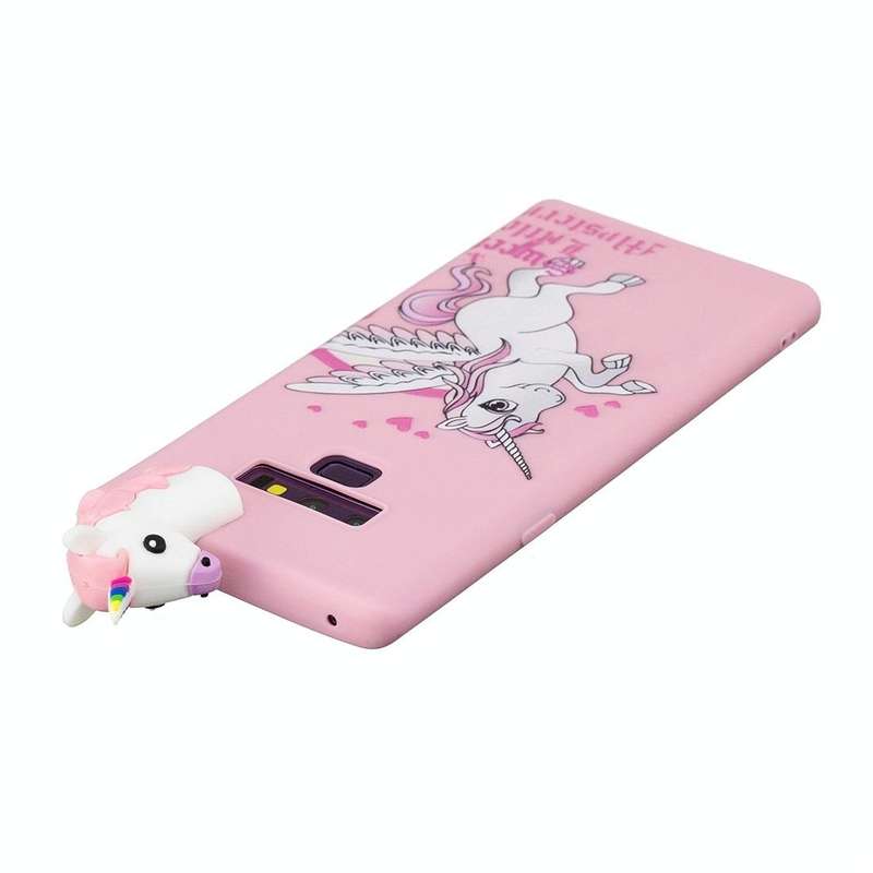 For Galaxy Note 9 Shockproof Cartoon TPU Protective Case(Unicorn)