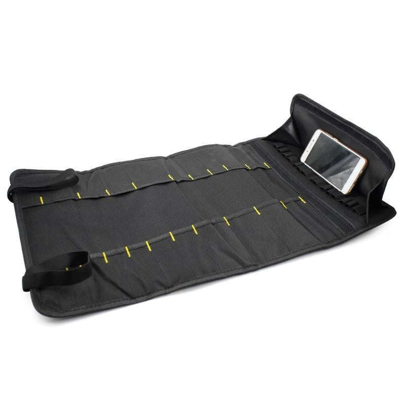 Multi-function Waterproof Oxford Carrying Folding Roll Bags Portable Storage Tool Bag(Black)