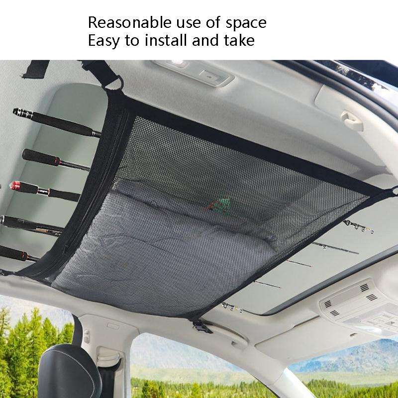Adjustable Hanging Car Top Storage Bag Car Fishing Rod Rack(Storage Bag)