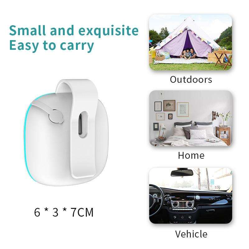 Outdoor Mosquito Repellent Ultrasonic Portable Spray Fragrance Mosquito Repellent(Black)
