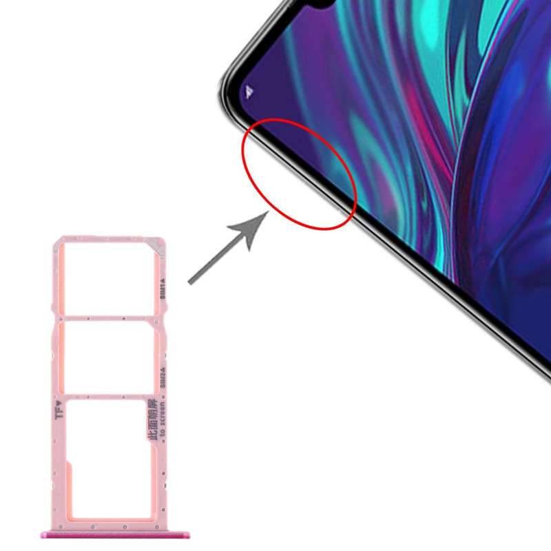 SIM Card Tray + SIM Card Tray + Micro SD Card Tray for Huawei Y7 (2019) / Y7 Pro (2019) / Y7 Prim...