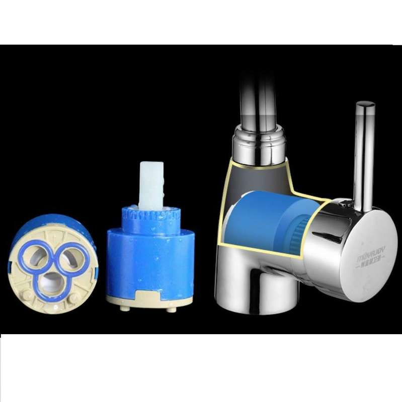Kitchen Faucet Anti-splash Head Wash Basin Sink Universal Rotatable Faucet Full Copper Joint, Sty...