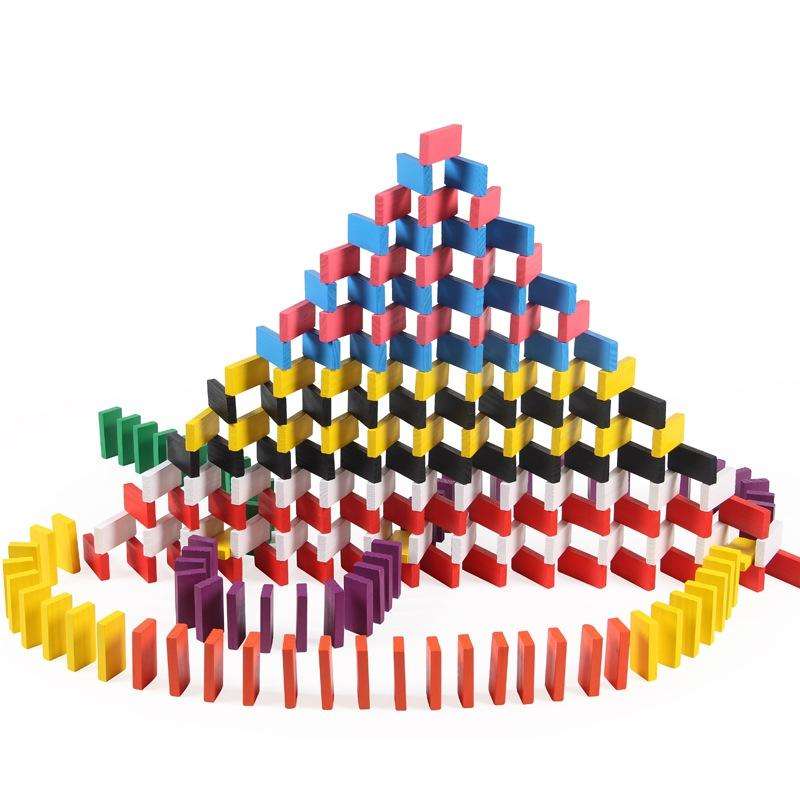 12 Colors 120 PCS / Set Building Blocks Competition Puzzle Early Education Wooden Toys for Childr...