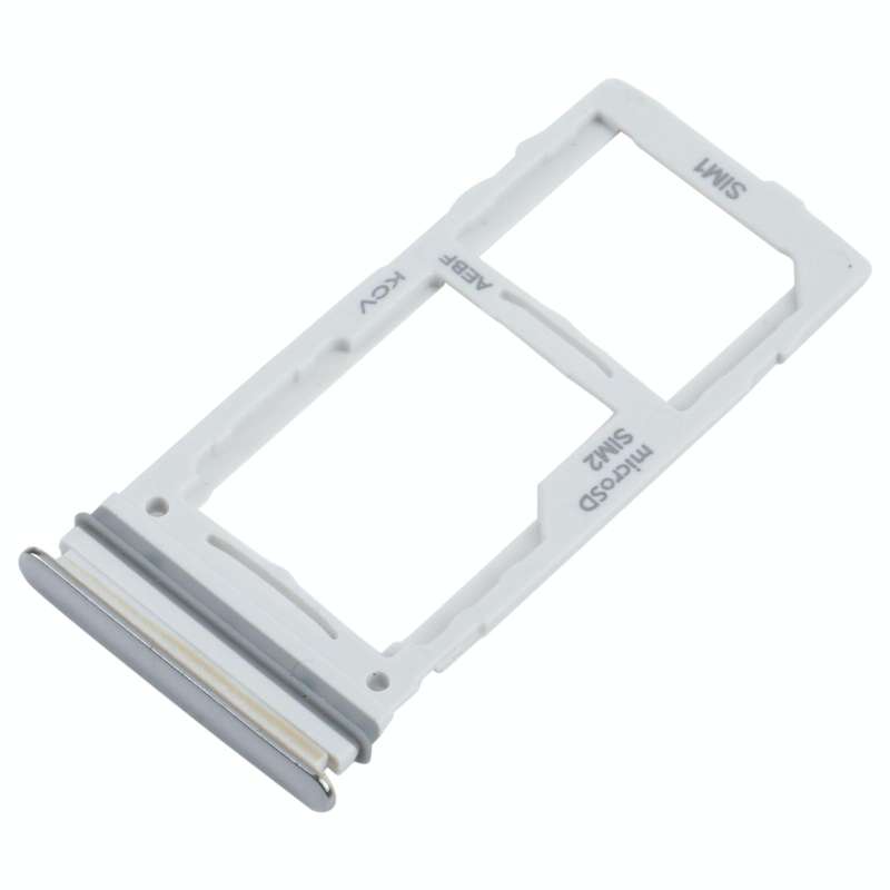 For Samsung Galaxy A52S 5G SM-A528 SIM Card Tray + SIM Card Tray / Micro SD Card Tray (Silver)