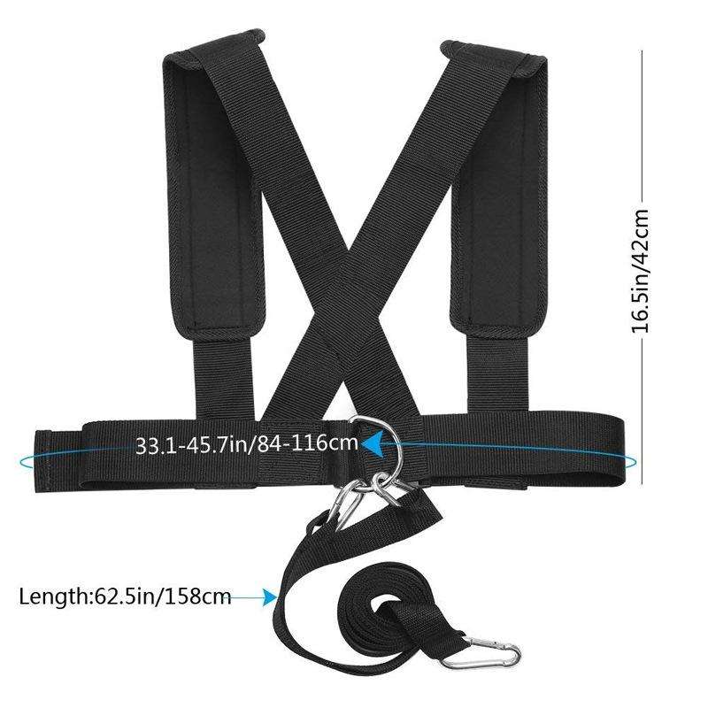 Anti-resistance Training Belt Speed Exercise Tension Belt Weight-bearing Exercise Strap, Style:Up...