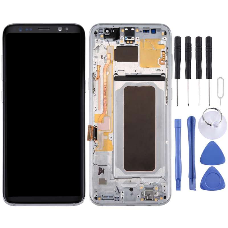 Original LCD Screen + Original Touch Panel with Frame for Galaxy S8+ / G955 / G955F / G955FD / G9...