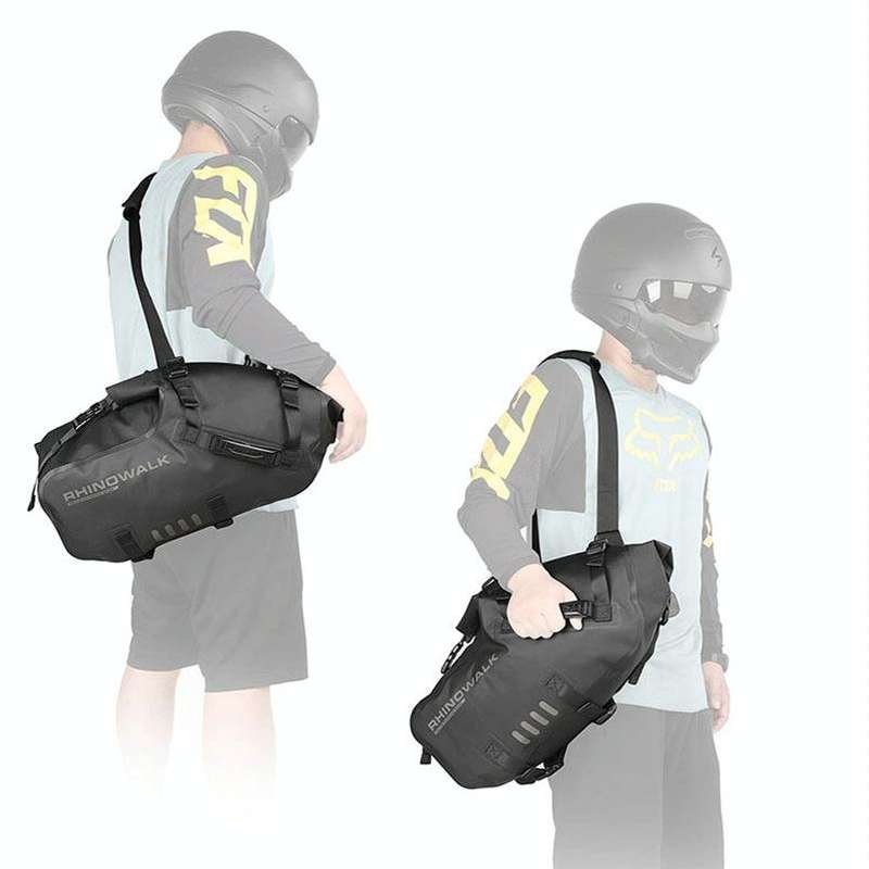 Rhinowalk MT1428 Large-capacity Waterproof and Wear-resistant Motorcycle Double-side Bag(Black)