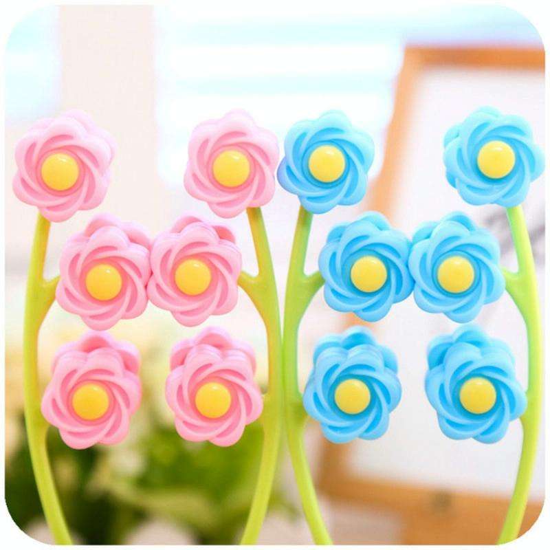 Manual Roller Face Massager Face Beauty Instrument Facial Double Chin Tool(Pink)