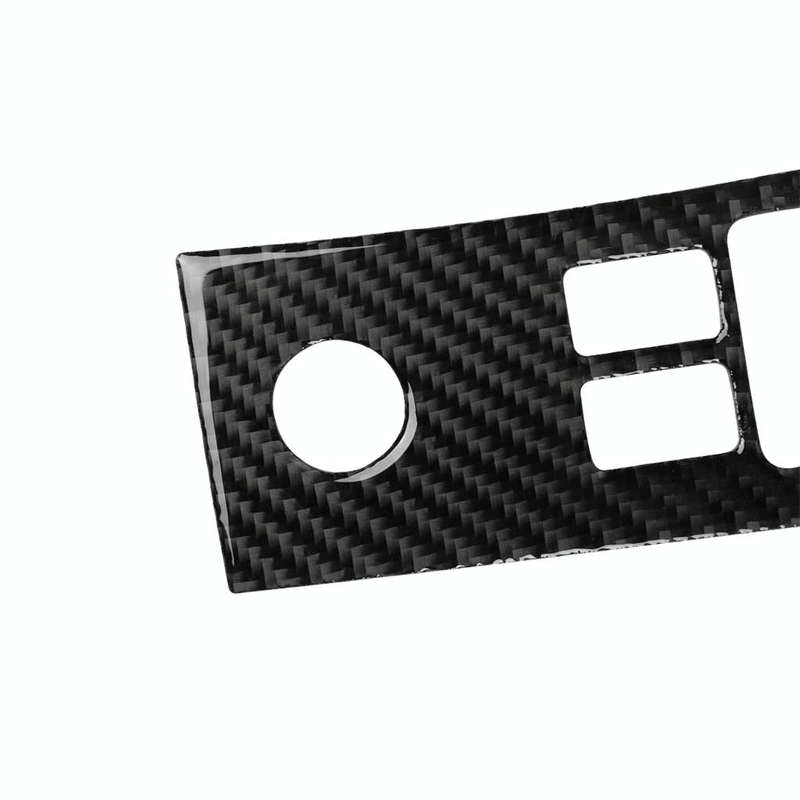 Car Carbon Fiber Glass Lift Decorative Sticker for Nissan 350z 2006-2009, Right Drive