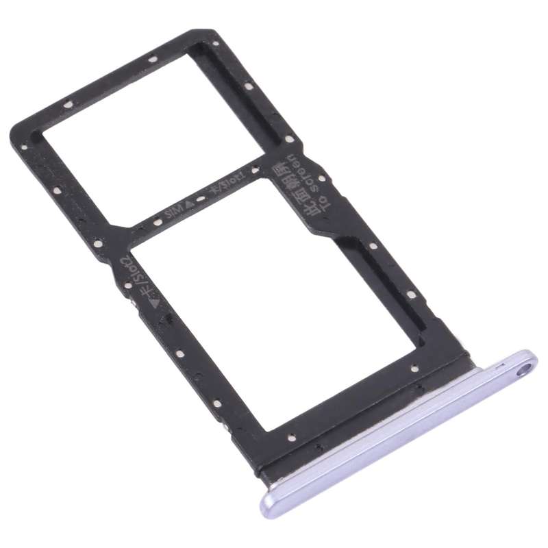 SIM Card Tray + SIM Card Tray / Micro SD Card Tray for Huawei Maimang 10 SE (Purple)
