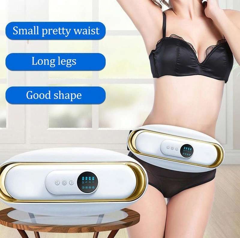 Smart Abdominal Massage Hot Compress Belt Girls Menstrual Period Massager(Green)