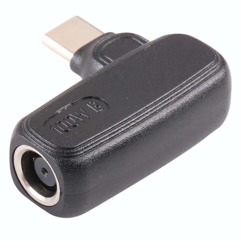 100W 7.4x0.6mm Female to USB-C/Type-C Male Plug Laptop Adapter Connector