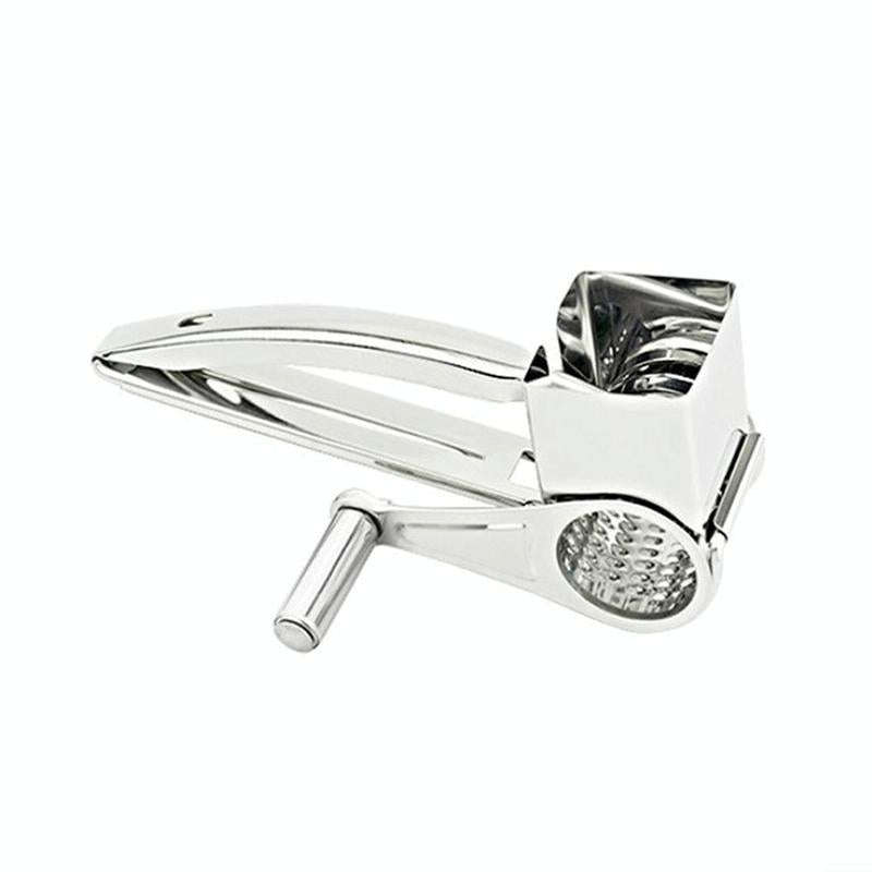 Cheese Grater Rotory Container Stainless Steel Hand-Crank Rotary Shredder with flakes