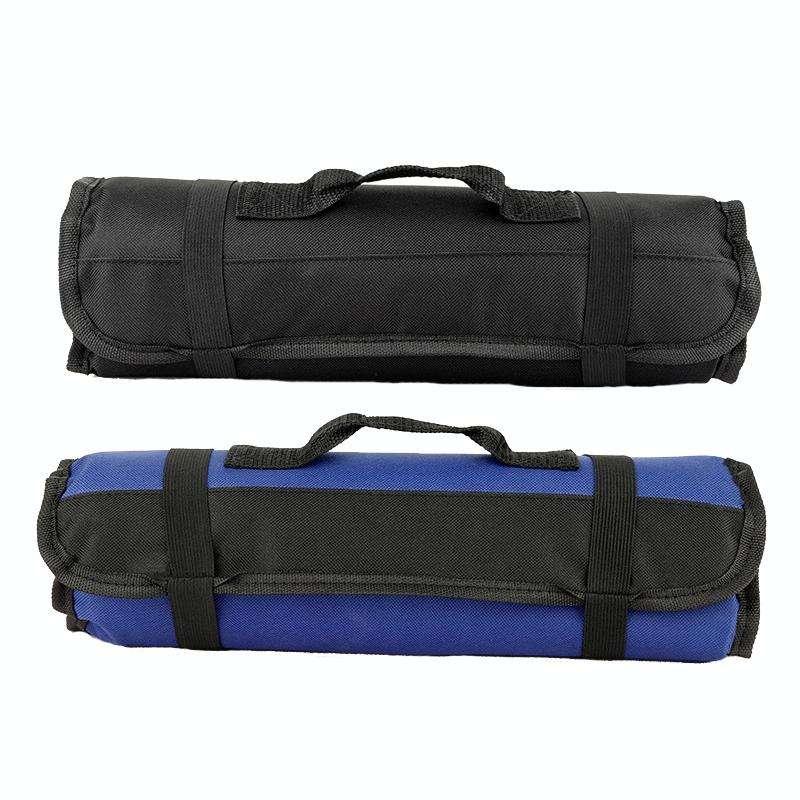 Chef Knife Storage Bag Portable Reel Knife Bag(Black)