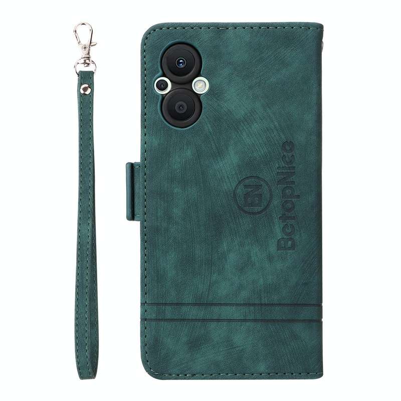 For OPPO Reno 7Z 5G BETOPNICE Dual-side Buckle Leather Phone Case(Green)