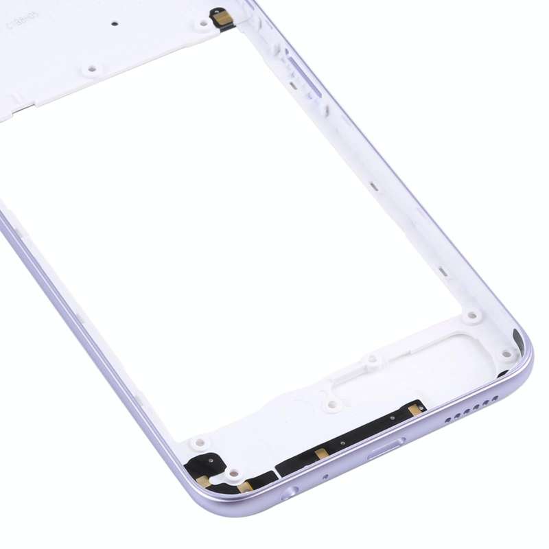 For Samsung Galaxy A22 5G  Middle Frame Bezel Plate (Purple)