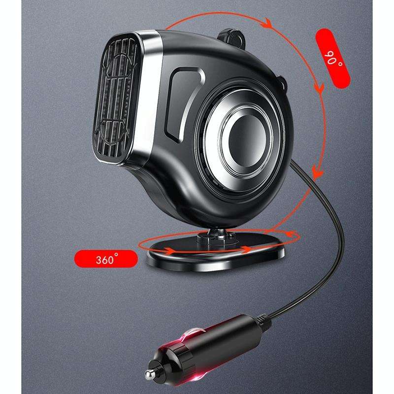 Portable Car Dashboard Electric Heater Winter Defroster, Voltage:12V(Pink)