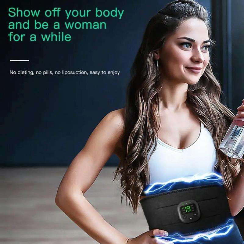 Intelligent EMS Fitness Belt Lazy Fat Dumping Belt Indoor Massage Training Abdominal Fitness Mach...