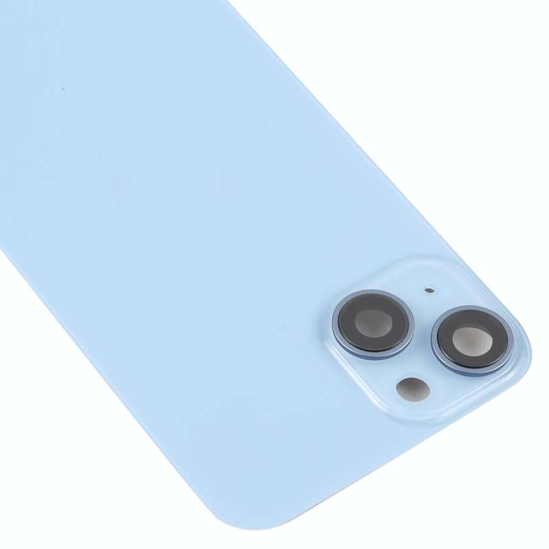 For iPhone 14 Plus Back Housing Cover with Camera Lens(Blue)