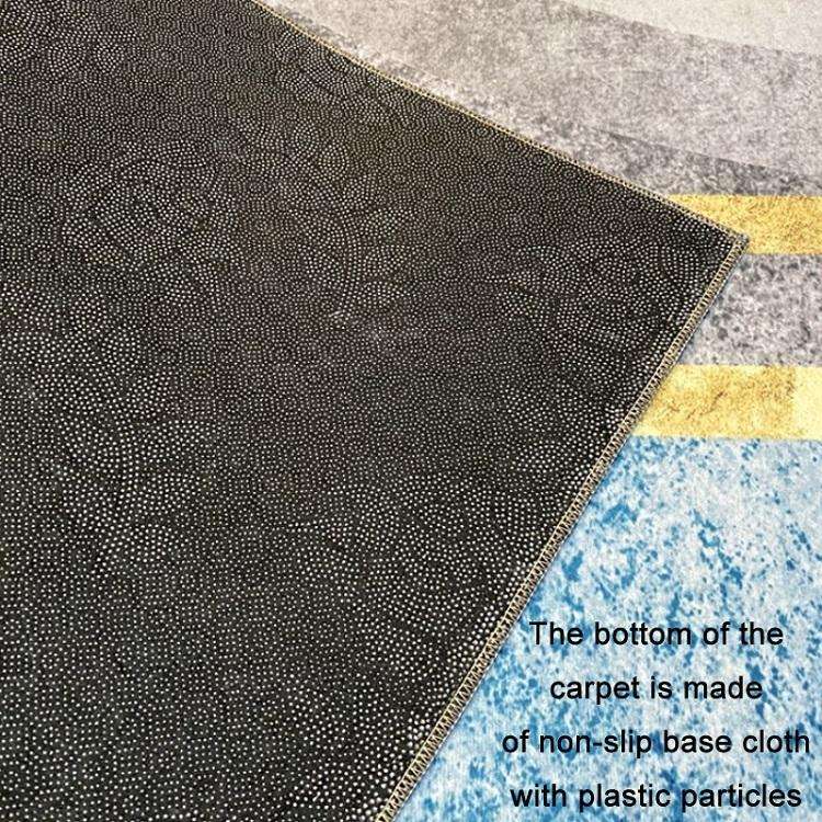 Modern Abstract Geometric Living Room Rug Coffee Table Cushion, Size: 50x80cm(09)
