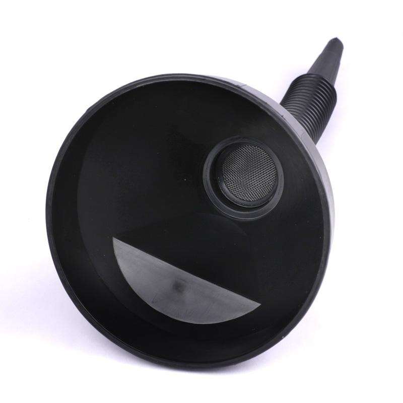 Universal Car Truck Motorcycle Filled Plastic Vehicle Funnels with Soft Spout Pipe Pour Oil Tool