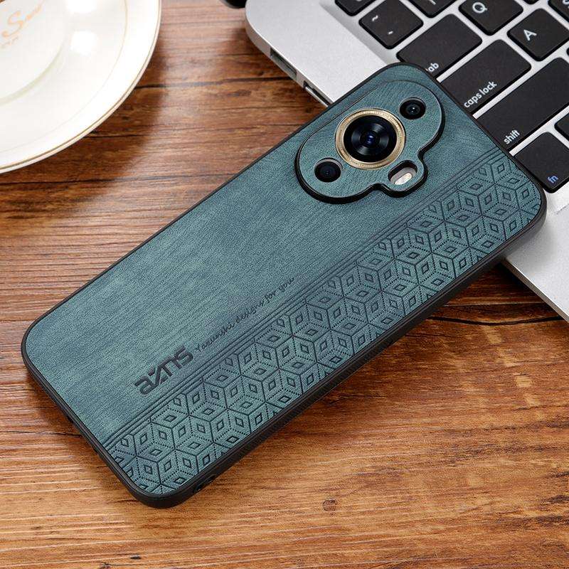 For Huawei nova 11 AZNS 3D Embossed Skin Feel Phone Case(Dark Green)