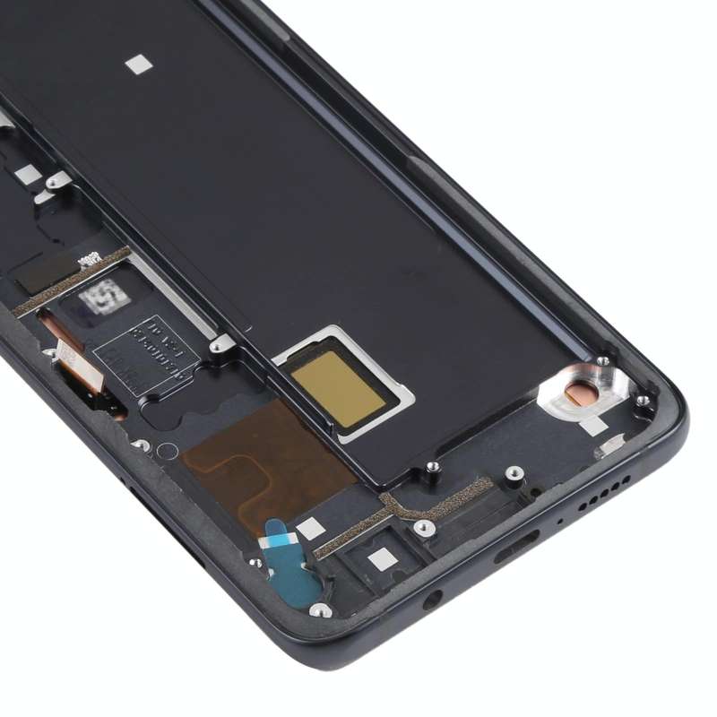 AMOLED LCD Screen for Xiaomi Mi Note 10 Lite M2002F4LG Digitizer Full Assembly with Frame(Black)