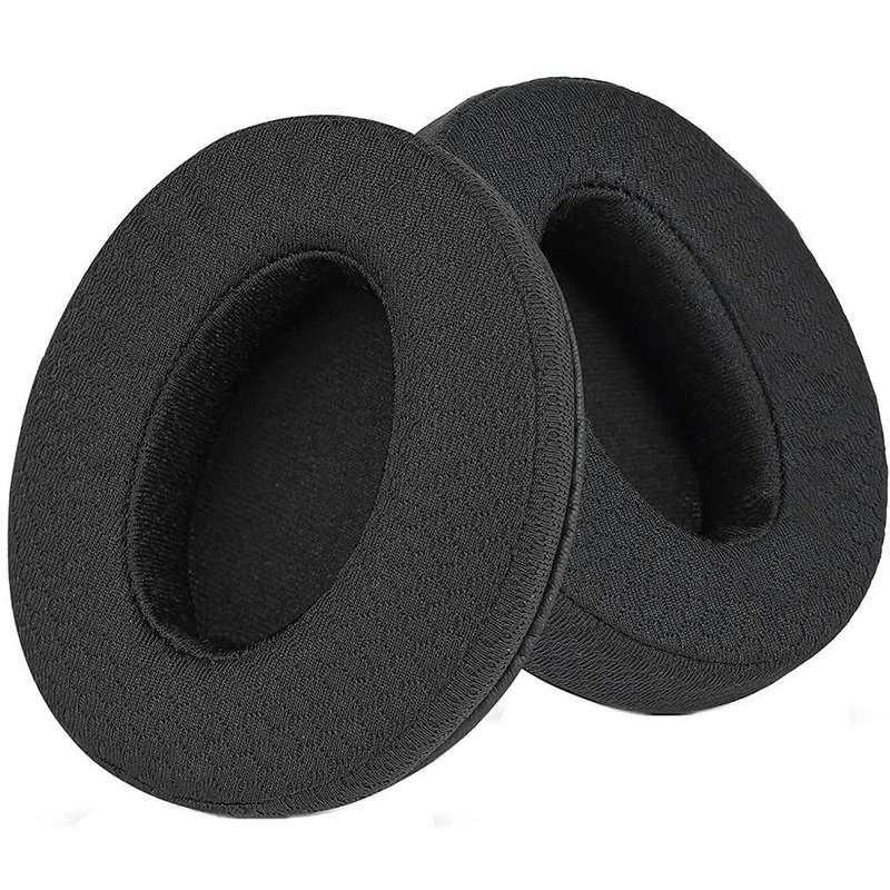 2pcs For Sennheiser HD4.50BTNC Wireless Headset Sponge Cover Replacement Earmuffs, Color: Black Mesh