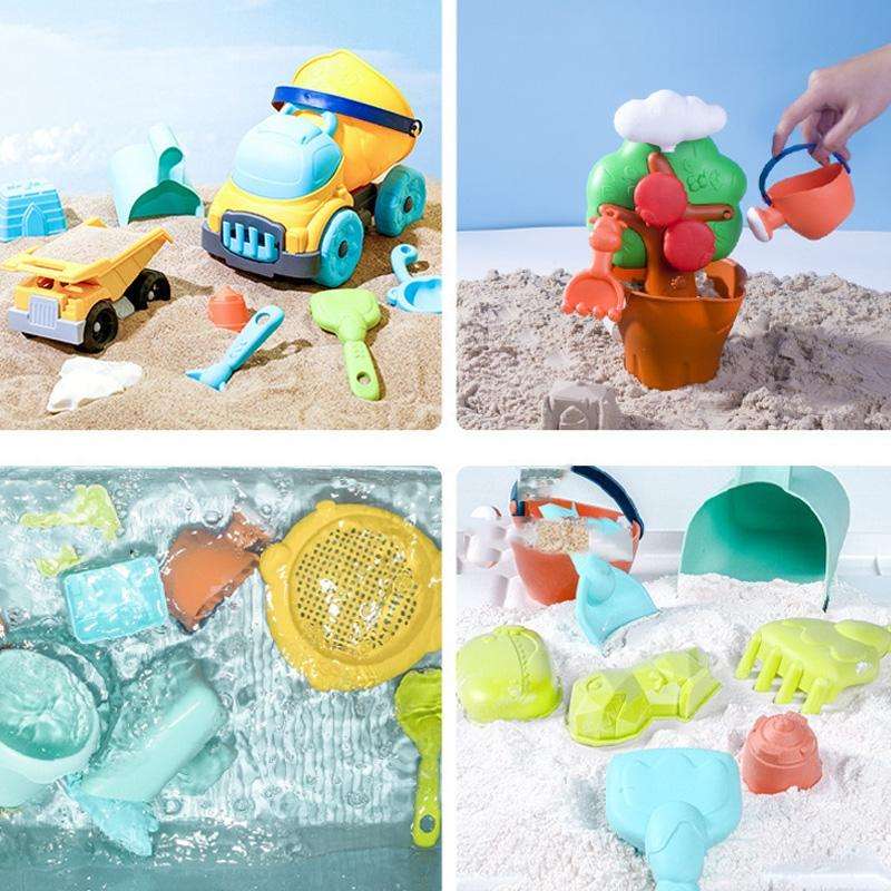 7 PCS / Set Crocodile Beach Toy Set Children Sand Shovel And Water Play Tools
