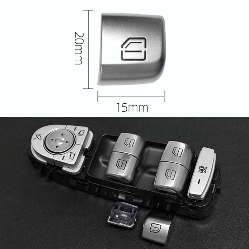 Car Window Glass Lift Switch Button for Mercedes-Benz W205 / W253 after 2015(No.2 Button)