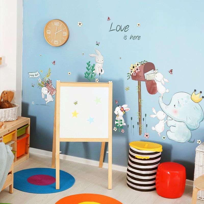 Cartoon Cute Children Room Bedside Kindergarten Layout Decorative Wall Stickers