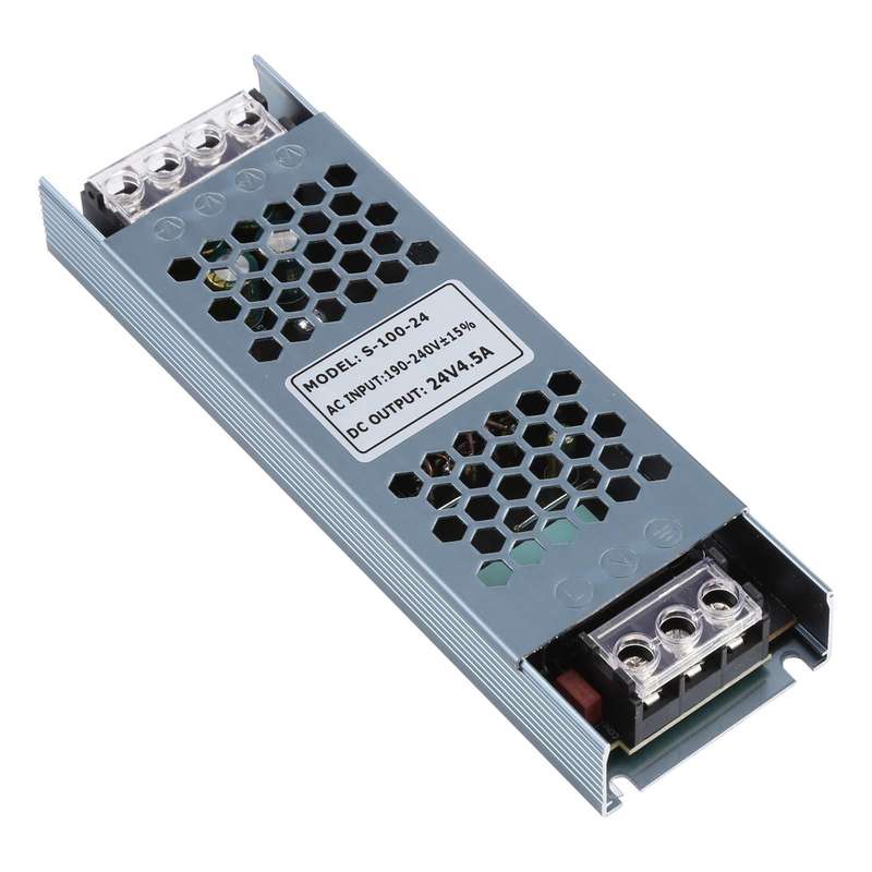 S-100-24 DC24V 4.5A 100W LED Power Supply Transformer AC170-240V