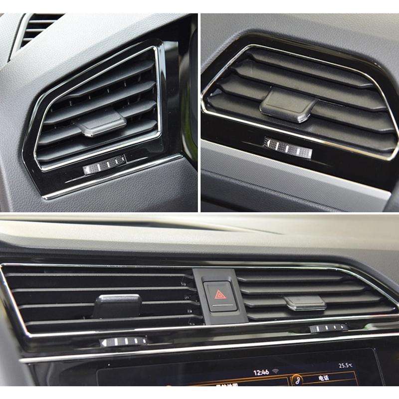 For Volkswagen Tiguan L 17-21 Car Air Conditioning Air Outlet Paddle, Left Driving(Middle-Right)